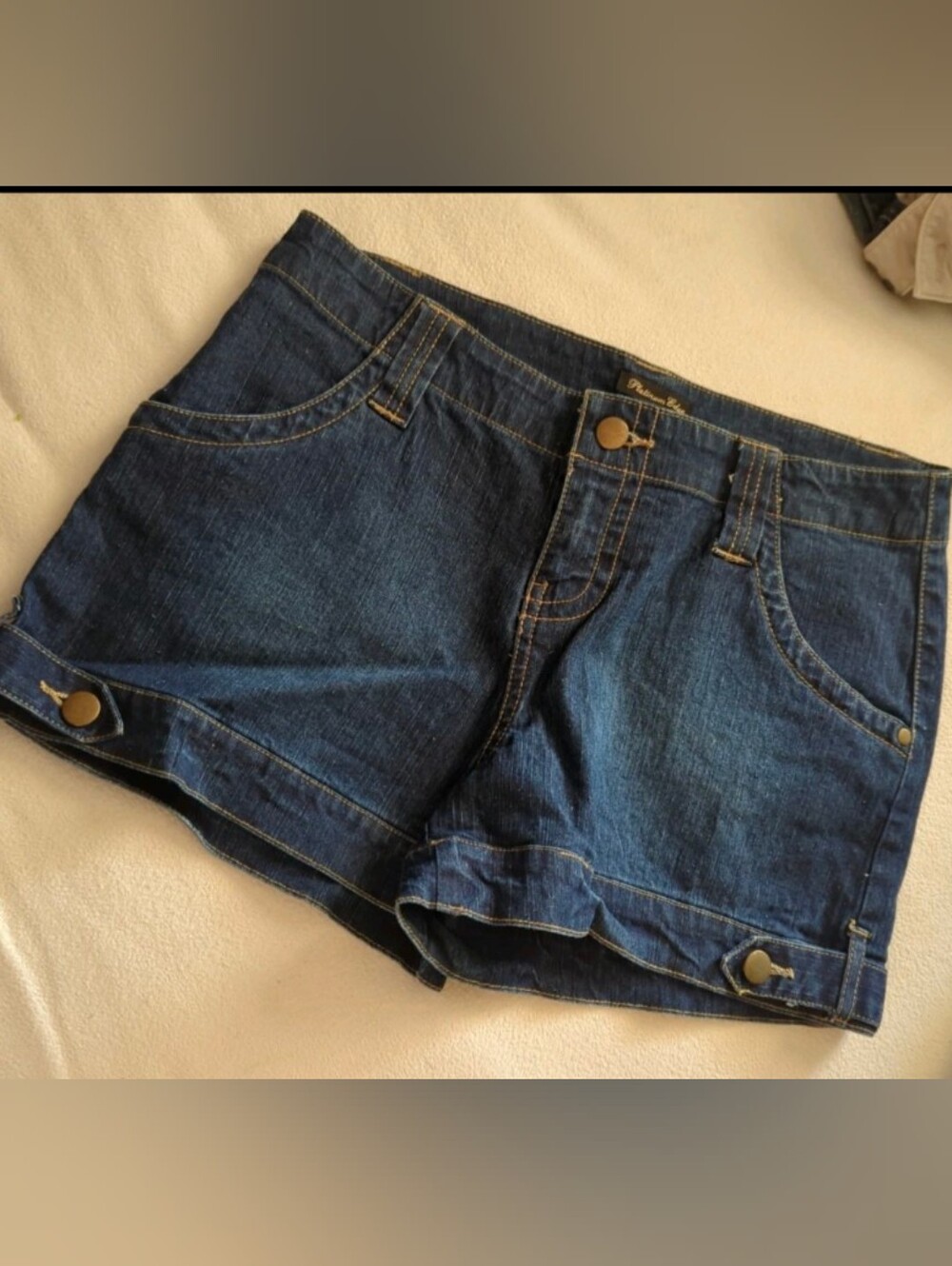 Platinum Edge Youth/Junior Mid Rise Hot Shorts Size 9